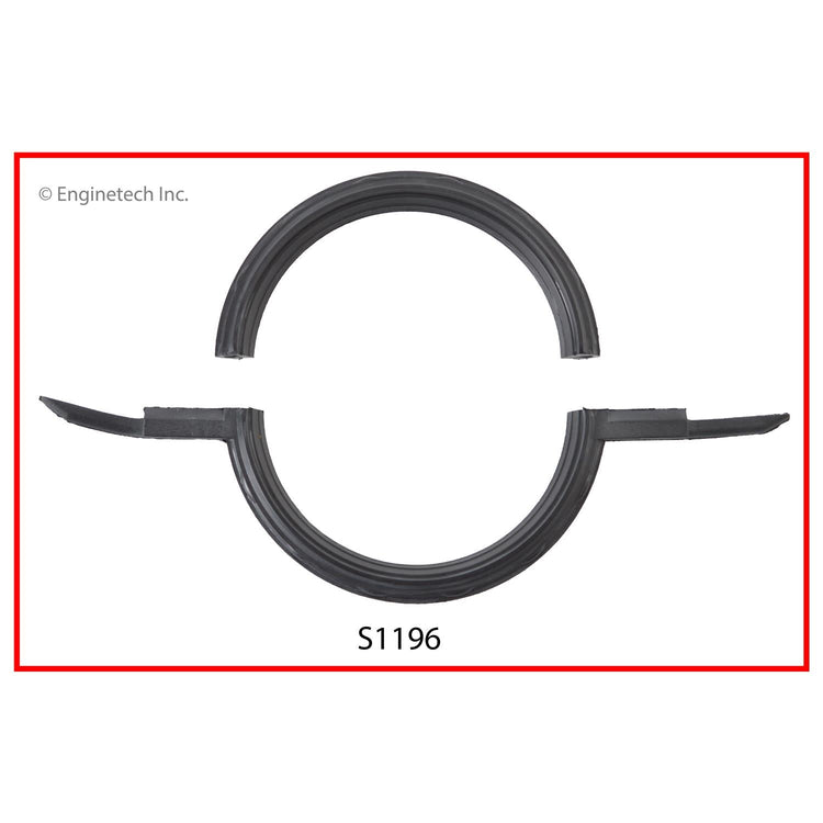 Enginetech S1196 Rear Main Crankshaft Seal - 2 Piece Single Lip Polyacrylate