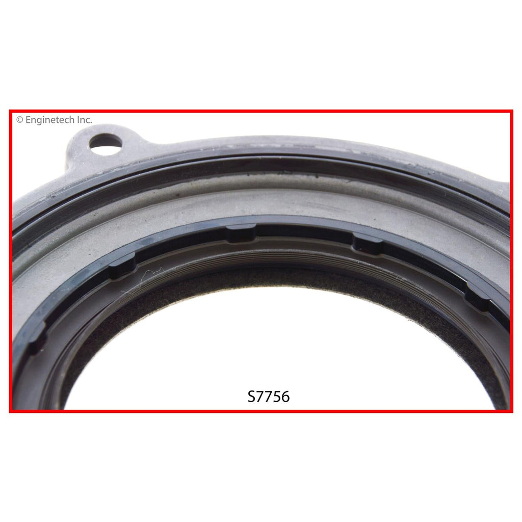 Enginetech S7756 Rear Crankshaft Seal for Ford, Mazda, Mercury Models - PTFE / Viton with Metal Retainer