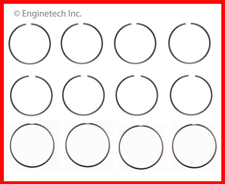 Enginetech S90004-.50 Engine Premium Piston Ring Set for 2012-2013 Toyota and Lexus Models