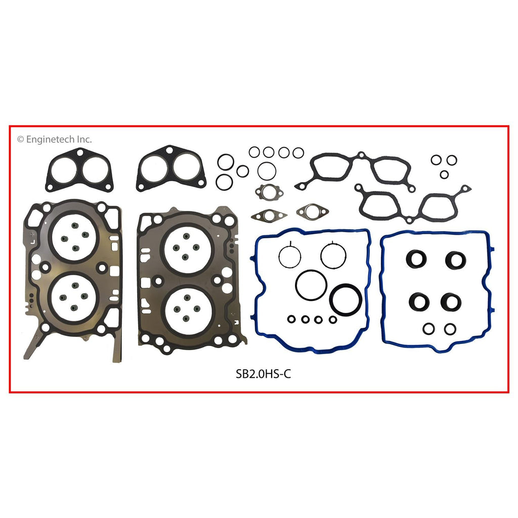 Enginetech Subaru SB2.0HS-C Engine Cylinder Head Gasket Set