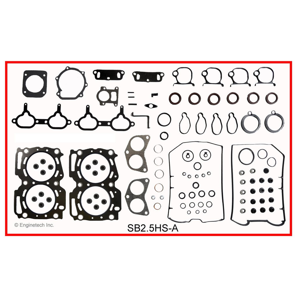 Enginetech SB2.5HS-A Engine Cylinder Head Gasket Set for Subaru Legacy (1996-1999)