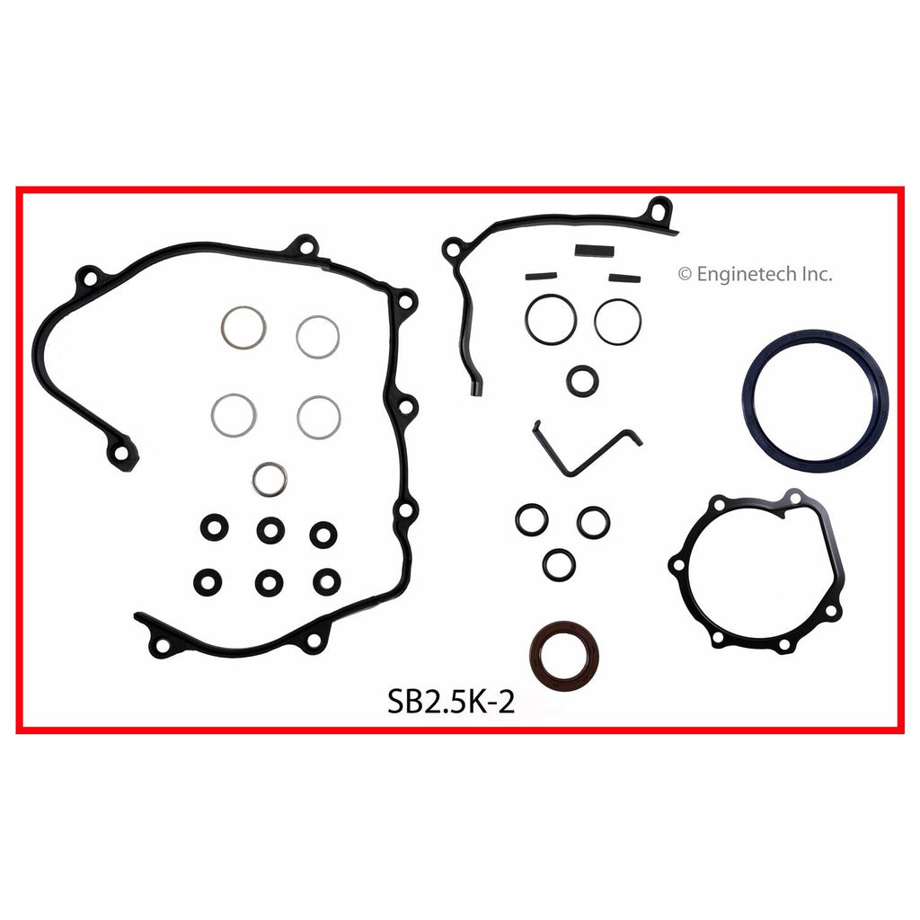 Enginetech SB2.5K-2 Engine Full Gasket Set for Subaru Vehicles