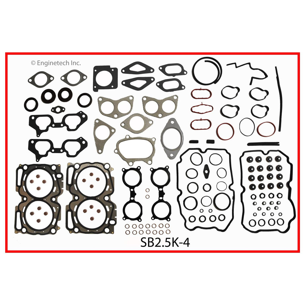 Enginetech Engine Full Gasket Set for Subaru Cars and Trucks – Part SB2.5K-4