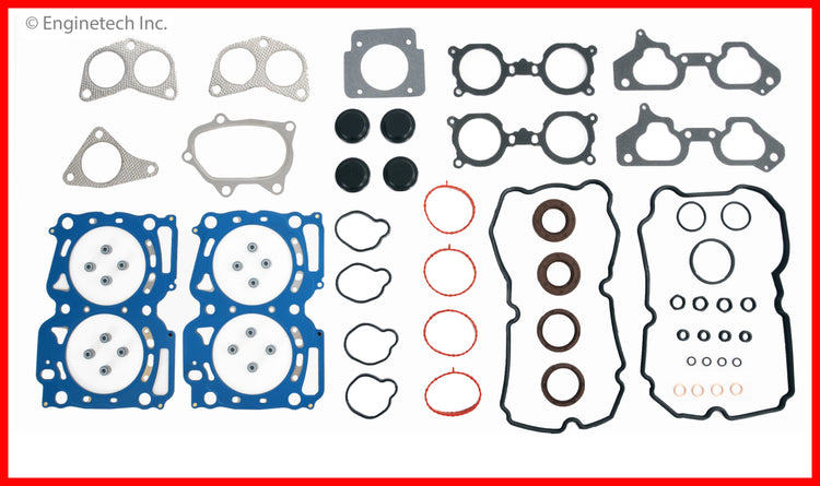 Enginetech SB2.5K-5 Full Engine Gasket Set for Subaru and Saab Vehicles