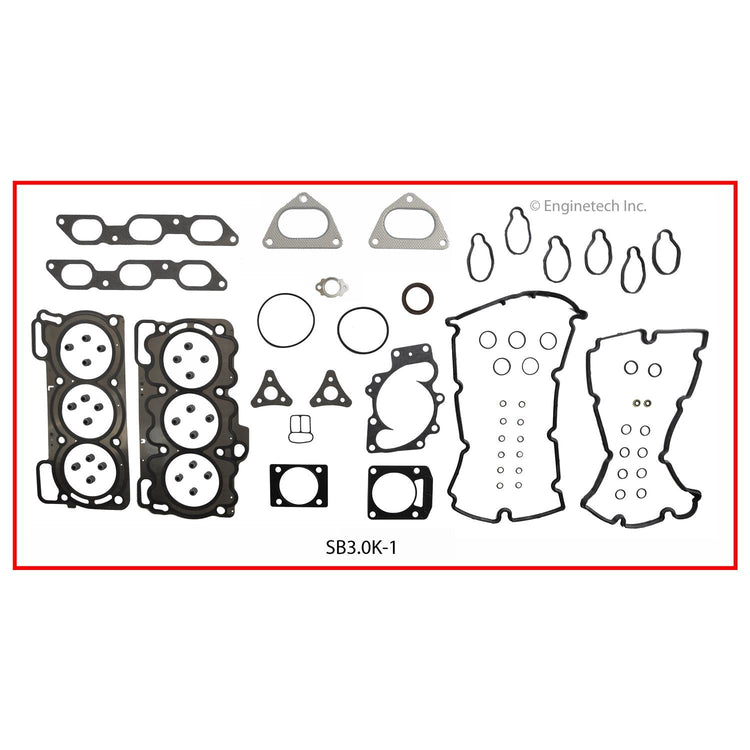 Enginetech SB3.0K-1 Engine Full Gasket Set for Subaru Outback (2001-2004)