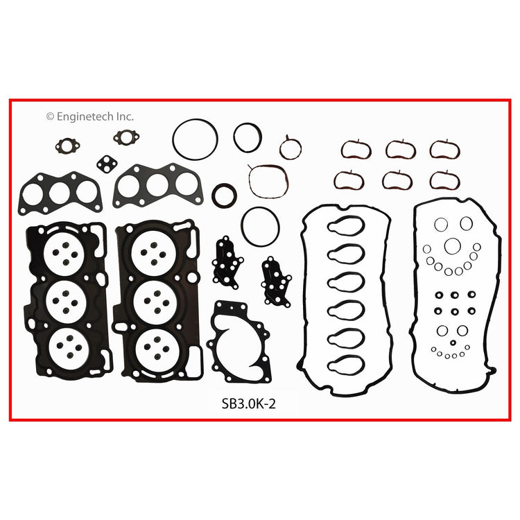 Enginetech SB3.0K-2 Engine Full Gasket Set for Subaru Outback and Legacy
