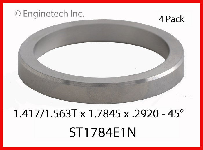 Enginetech ST1784E1N Engine Valve Seat - 4 Pack for Chevrolet Silverado & GMC Sierra