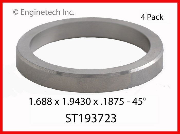 Enginetech Engine Valve Seat Set - 4 Pack for Optimal Valve Train Performance