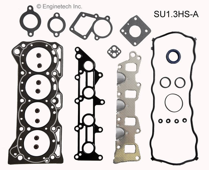 Enginetech SU1.3HS-A Engine Cylinder Head Gasket Set for Suzuki Swift (1995-1997)