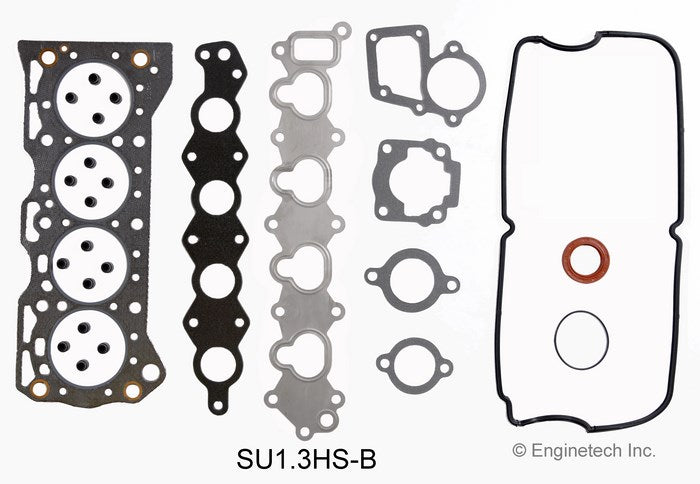 Enginetech Cylinder Head Gasket Set for Suzuki and Chevrolet Vehicles - Part SU1.3HS-B