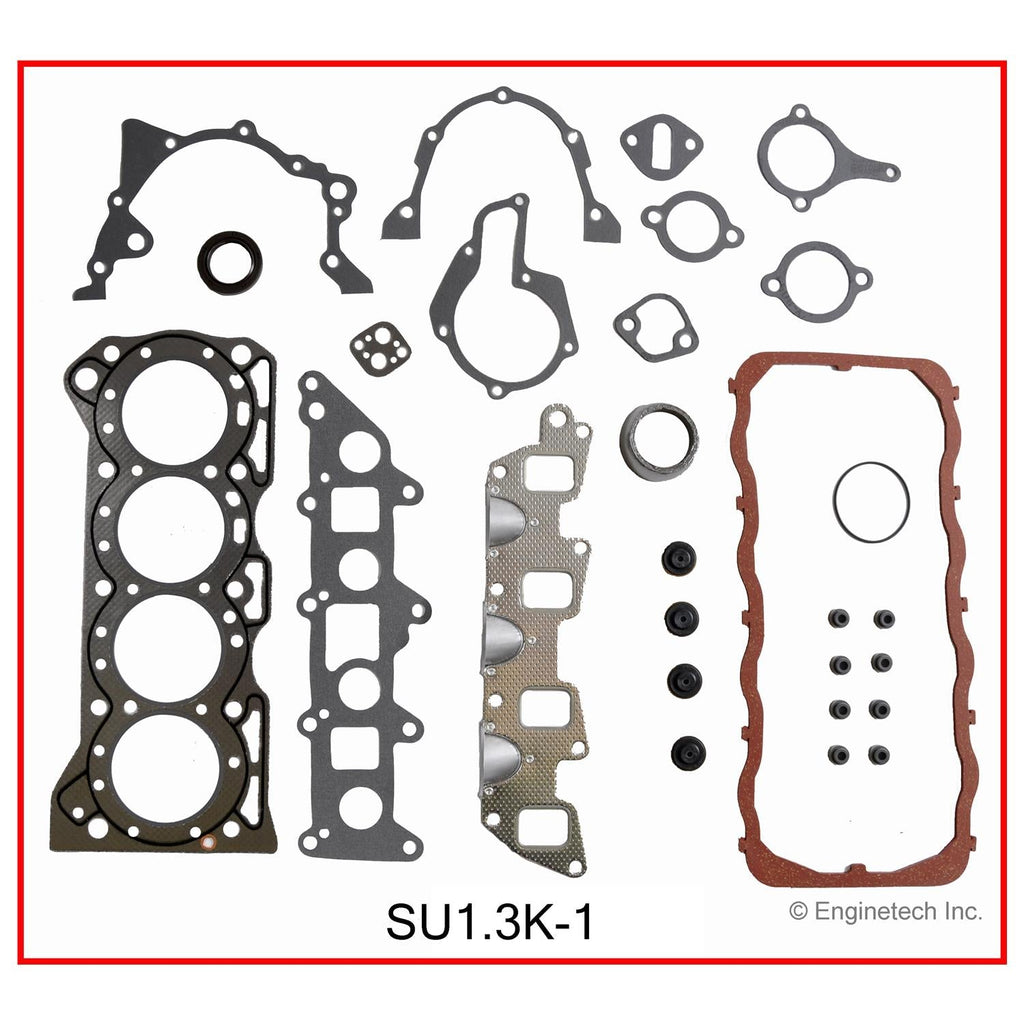 Enginetech Engine Full Gasket Set for Suzuki Samurai 1986-1995