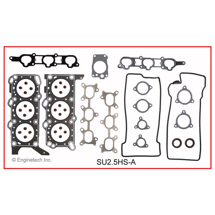 Enginetech SU2.5HS-A Engine Cylinder Head Gasket Set for Suzuki Grand Vitara and Chevrolet Tracker
