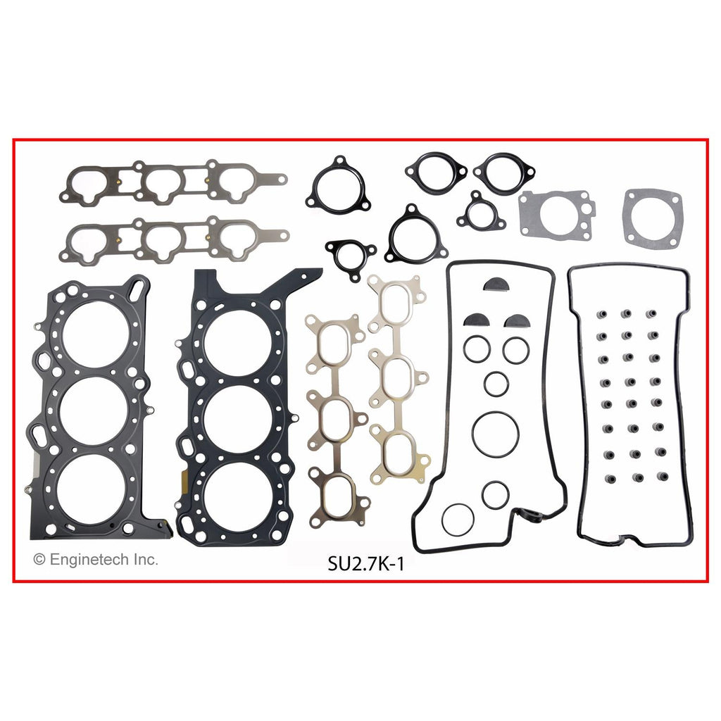 Enginetech Engine Full Gasket Set for Suzuki Cars and Trucks (Part Number SU2.7K-1)