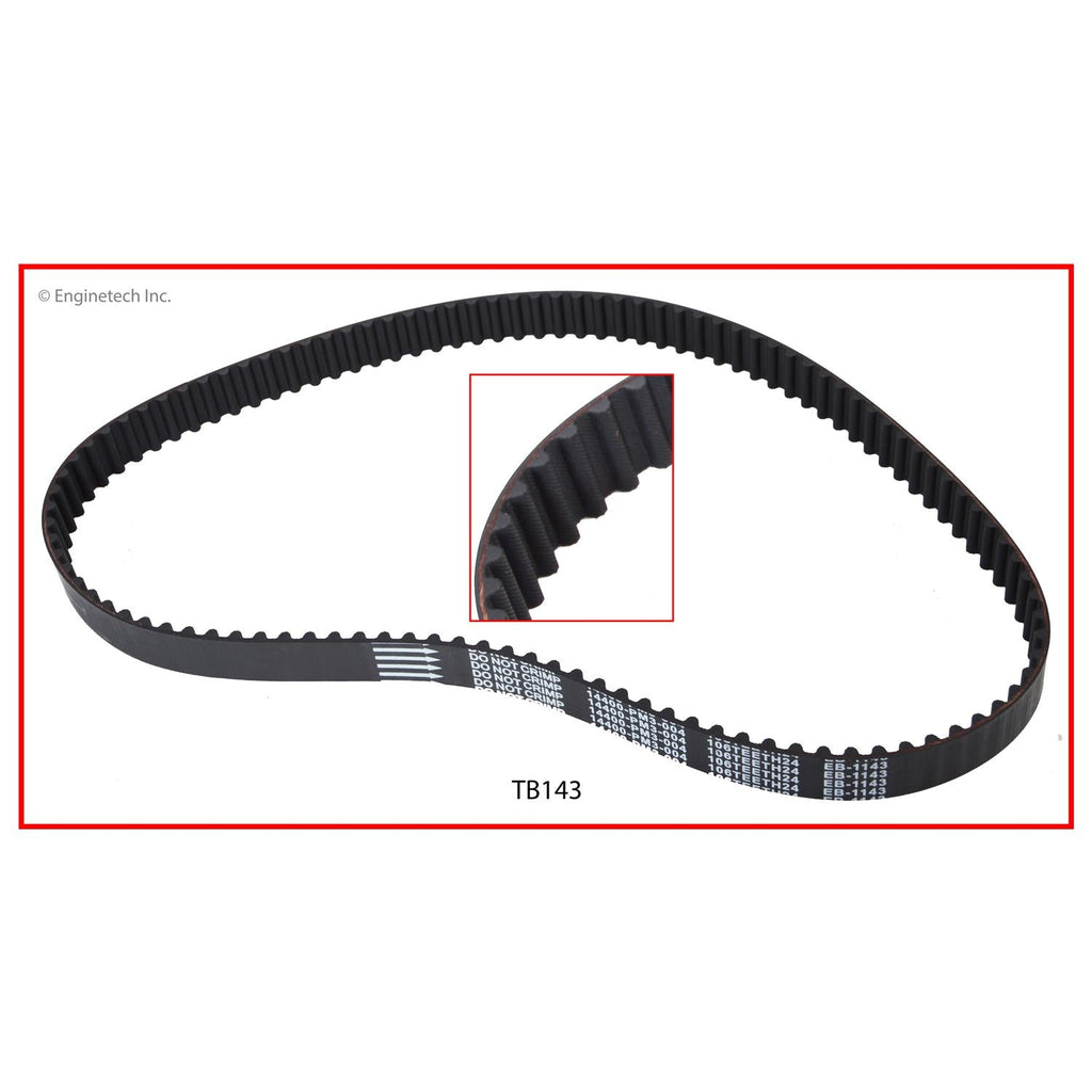 Enginetech TB143 Engine Timing Belt for Honda Civic & Civic del Sol (1988-1995)