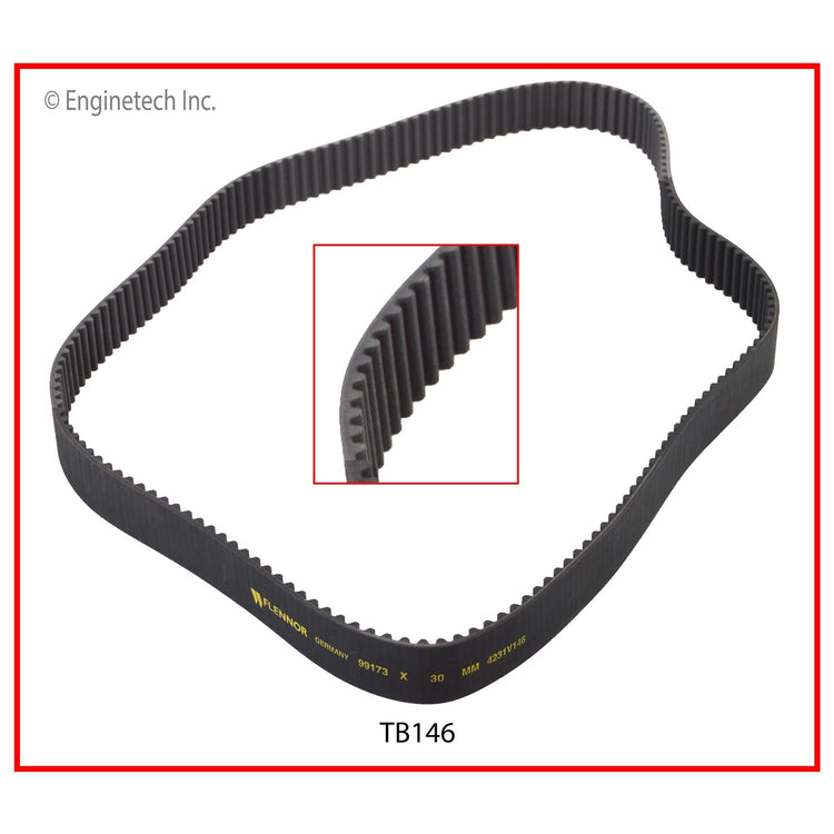 Enginetech TB146 Engine Timing Belt for Mazda MPV (1989-1998)