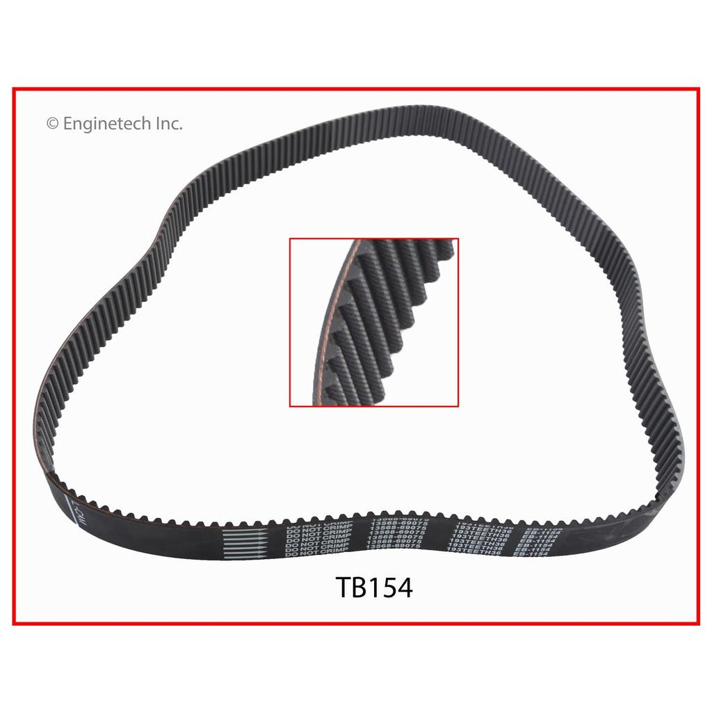Enginetech TB154 Engine Timing Belt for Toyota 4Runner and Pickup (1988-1992)
