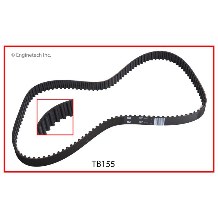 Enginetech TB155 Engine Timing Belt for Mitsubishi Galant (1989-1992)