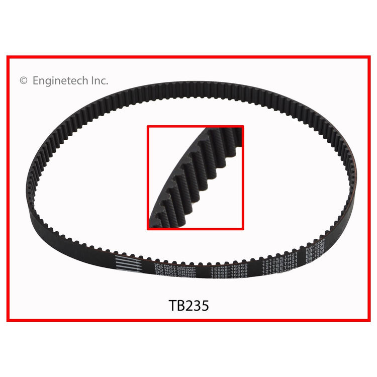 Enginetech TB235 Engine Timing Belt for Geo Prizm, Toyota Celica & Corolla