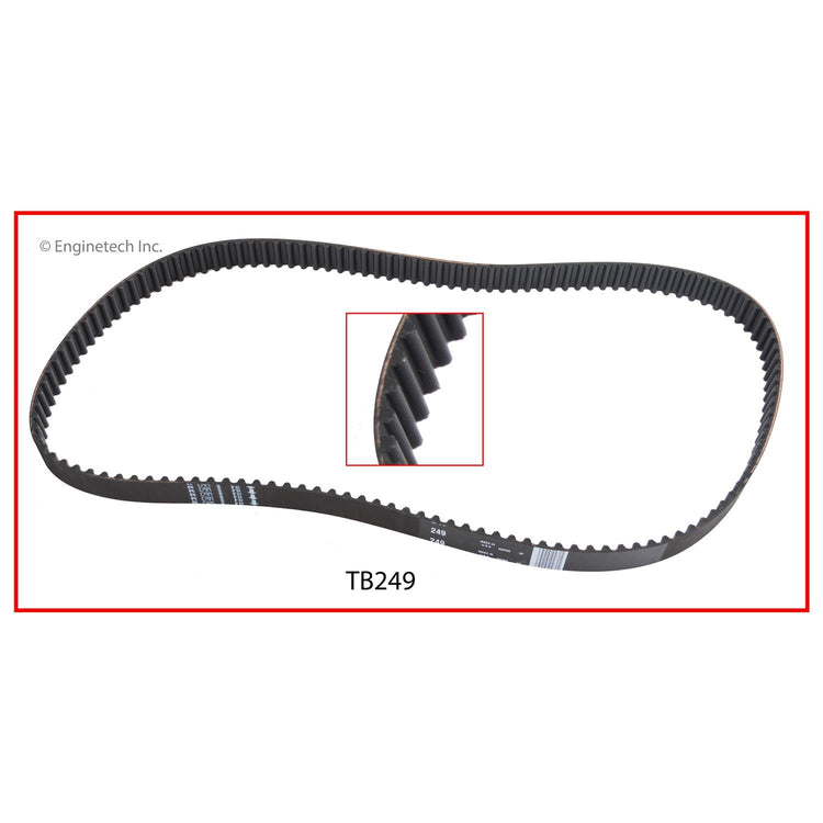 Enginetech TB249 Engine Timing Belt for Nissan Frontier, Mercury Villager, and Xterra