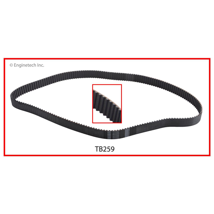 Enginetech BBPTTB259 Engine Timing Belt for Chrysler Vehicles