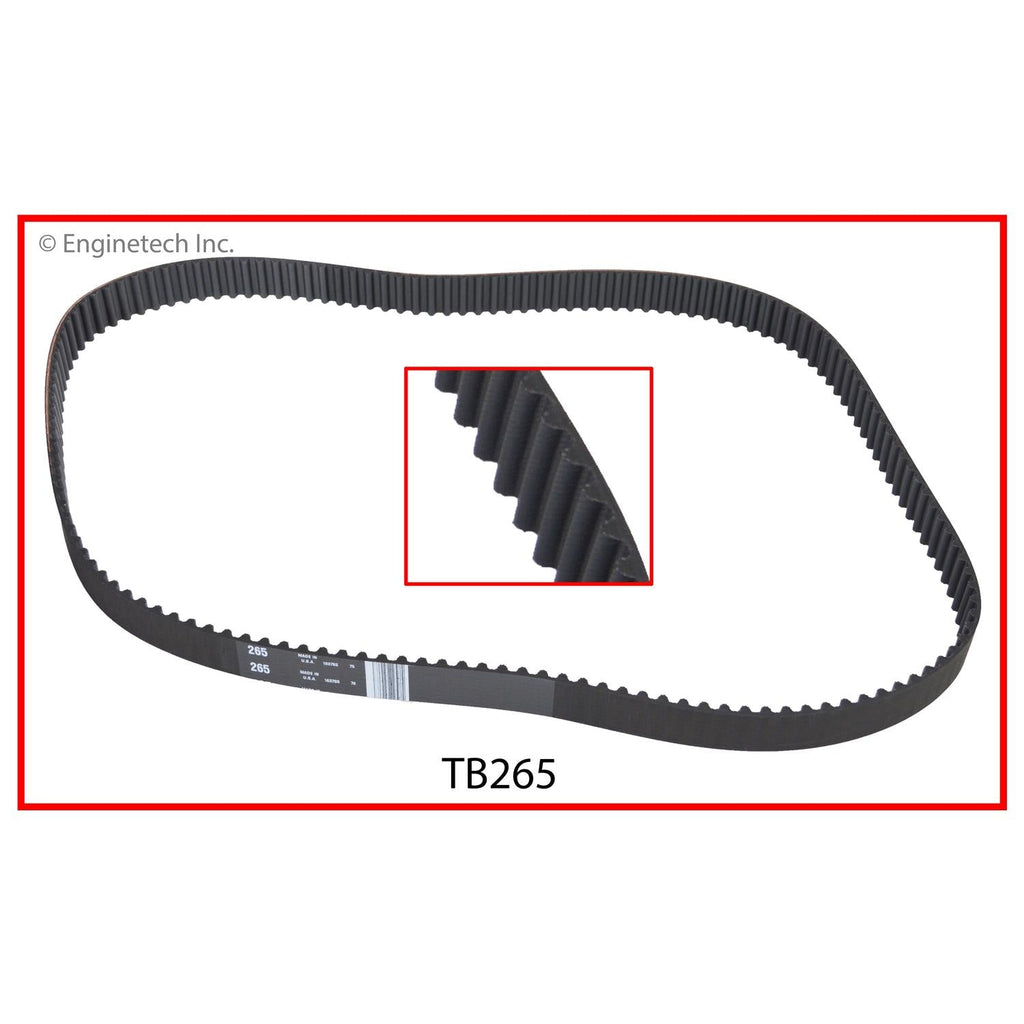 Enginetech BBPT TB265 Engine Timing Belt for Chrysler Vehicles