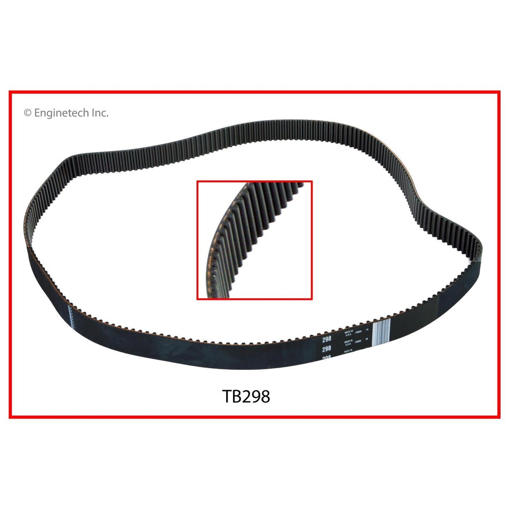 Enginetech TB298 Engine Timing Belt for Lexus and Toyota Vehicles