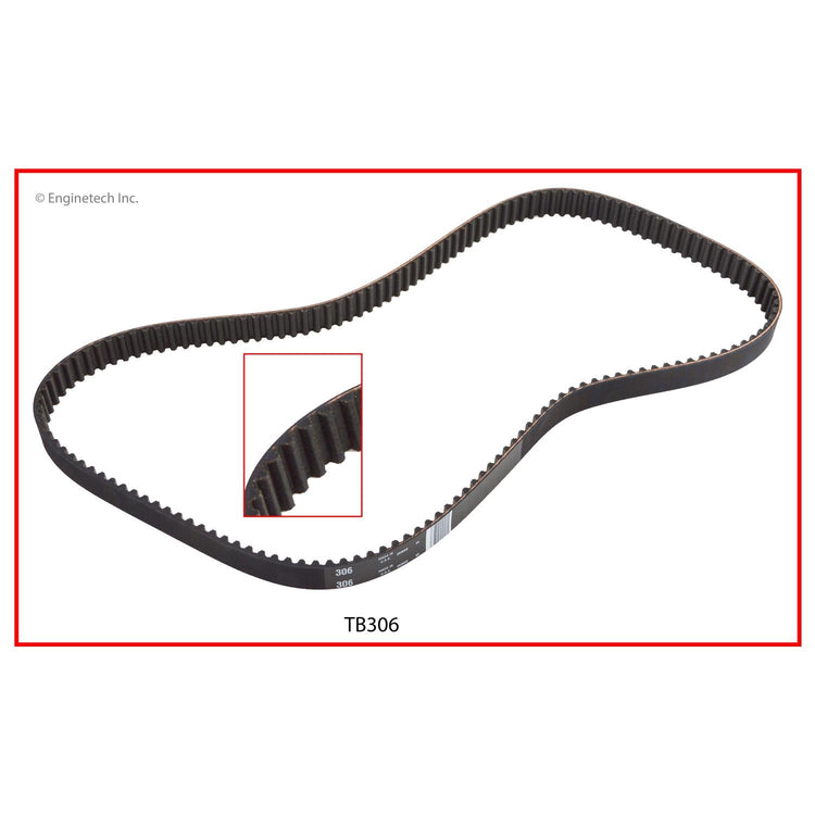 Enginetech TB306 Engine Timing Belt for 2004-2005 Audi and Volkswagen Models