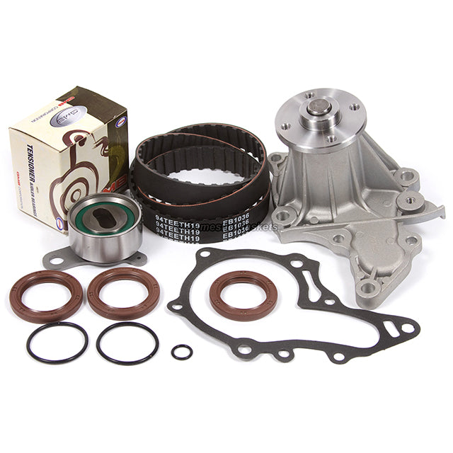 Head Gasket Set Timing Belt Kit Water Pump Fit 90-93 Geo Toyota 4AFE