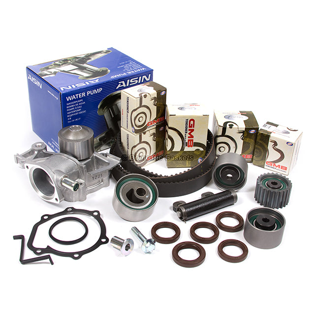 Head Gasket Set Timing Belt Kit AISIN Water Pump Fit 90-97 Subaru EJ22E