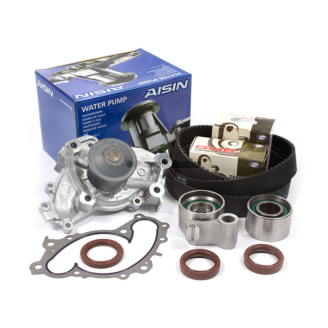 Head Gasket Set Timing Belt Kit AISIN Water Pump Fit 94-00 Toyota Lexus 1MZFE