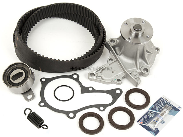 Head Gasket Set Timing Belt Kit Water Pump Fit 93-97 Toyota Geo 1.6 4AFE