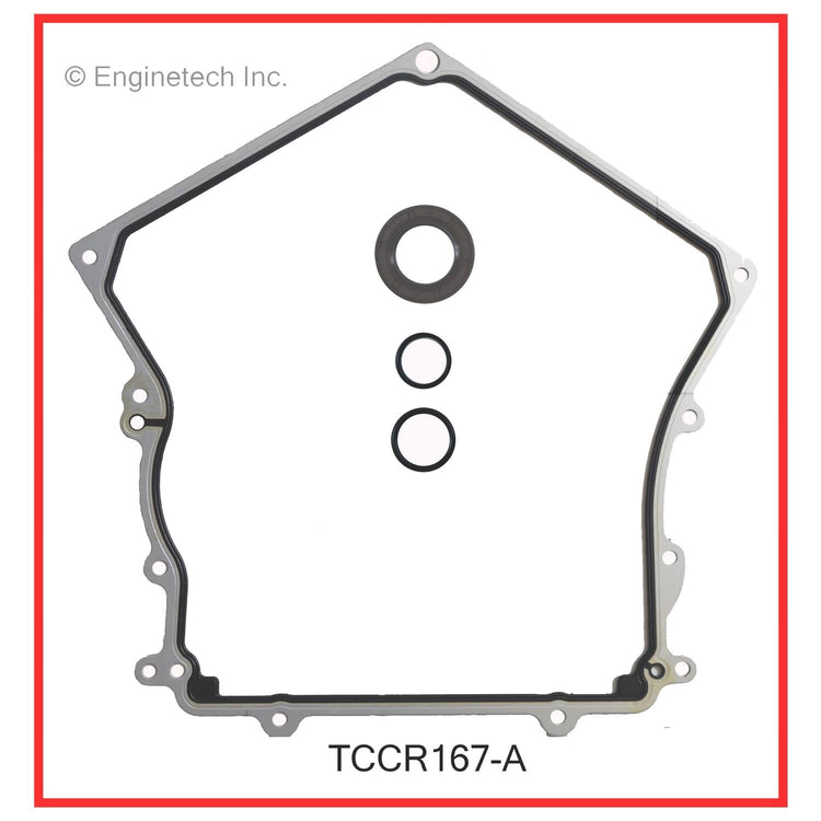 Enginetech TCCR167-A Engine Timing Cover Gasket Set for Dodge and Chrysler Vehicles