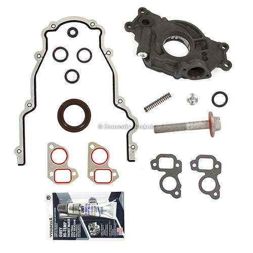 High Volume Oil Pump Change Kit with Gaskets Balancer Bolt RTV GM LS 5.3L 6.0L