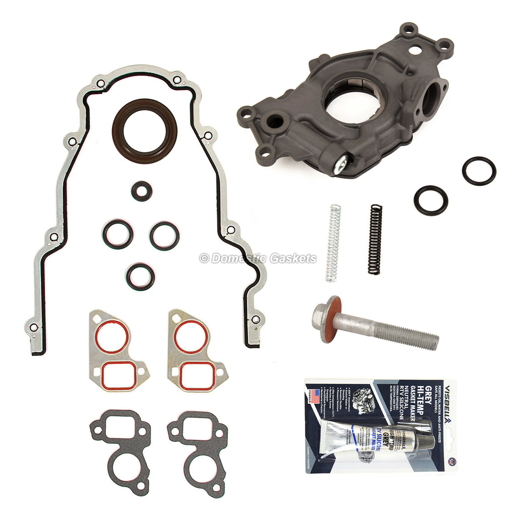 High Pressure Volume Oil Pump Timing Gaskets Bolt Fit GM LS 5.3 6.0 6.2 10355HV