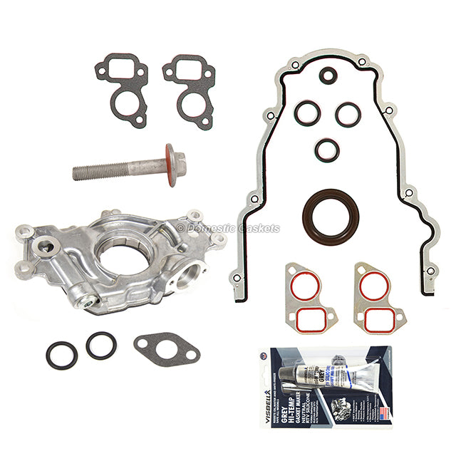 High Volume Oil Pump Change Kit with Gaskets RTV Balancer Bolt GM LS 5.3L 6.0L