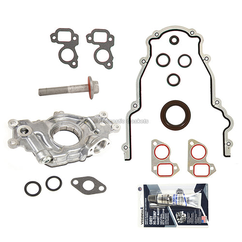 High Volume Oil Pump Change Kit with Gaskets RTV Balancer Bolt GM LS 5.3L 6.0L