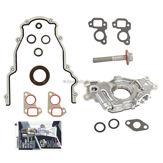 Oil Pump Change Kit RTV Timing Gaskets Balancer Bolt for GM LS 5.3 6.0 6.2 M365