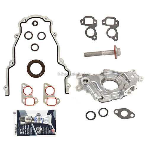Oil Pump Change Kit RTV Timing Gaskets Balancer Bolt for GM LS 5.3 6.0 6.2 M365
