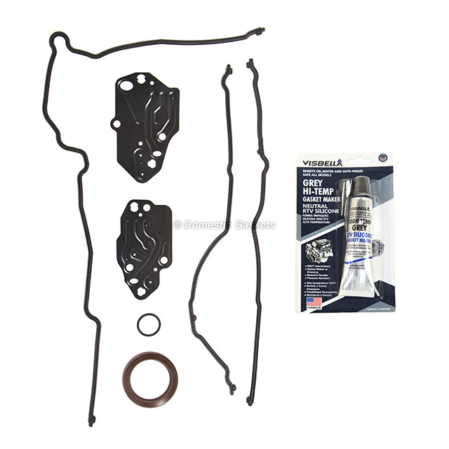 Timing Chain Oil Water Pump Cover Gasket Fit 10-14 Ford F150 Lincoln 5.4 Triton
