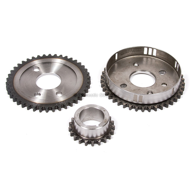 00-04 Chrysler Dodge 2.7L DOHC Timing Chain Oil Pump Tensioner Kit+Cover Gasket
