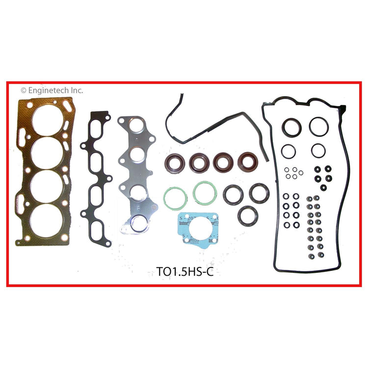Enginetech TO1.5HS-CWB Engine Cylinder Head Gasket Set for Toyota Paseo and Tercel