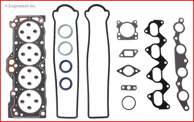 Enginetech Engine Cylinder Head Gasket Set for Toyota Corolla 1990-1991 with Head Bolts