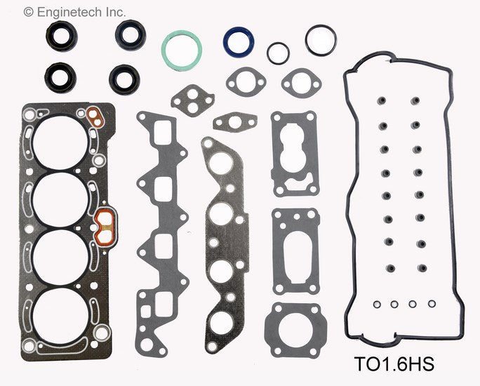 Enginetech Cylinder Head Gasket Set for Toyota and Geo Prizm (Part Number TO1.6HS)