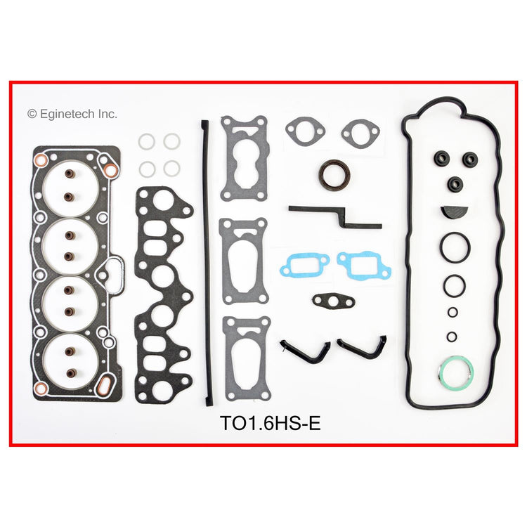 Enginetech Engine Full Gasket Set for Toyota and Chevrolet Vehicles – Part Number TO1.6K-1