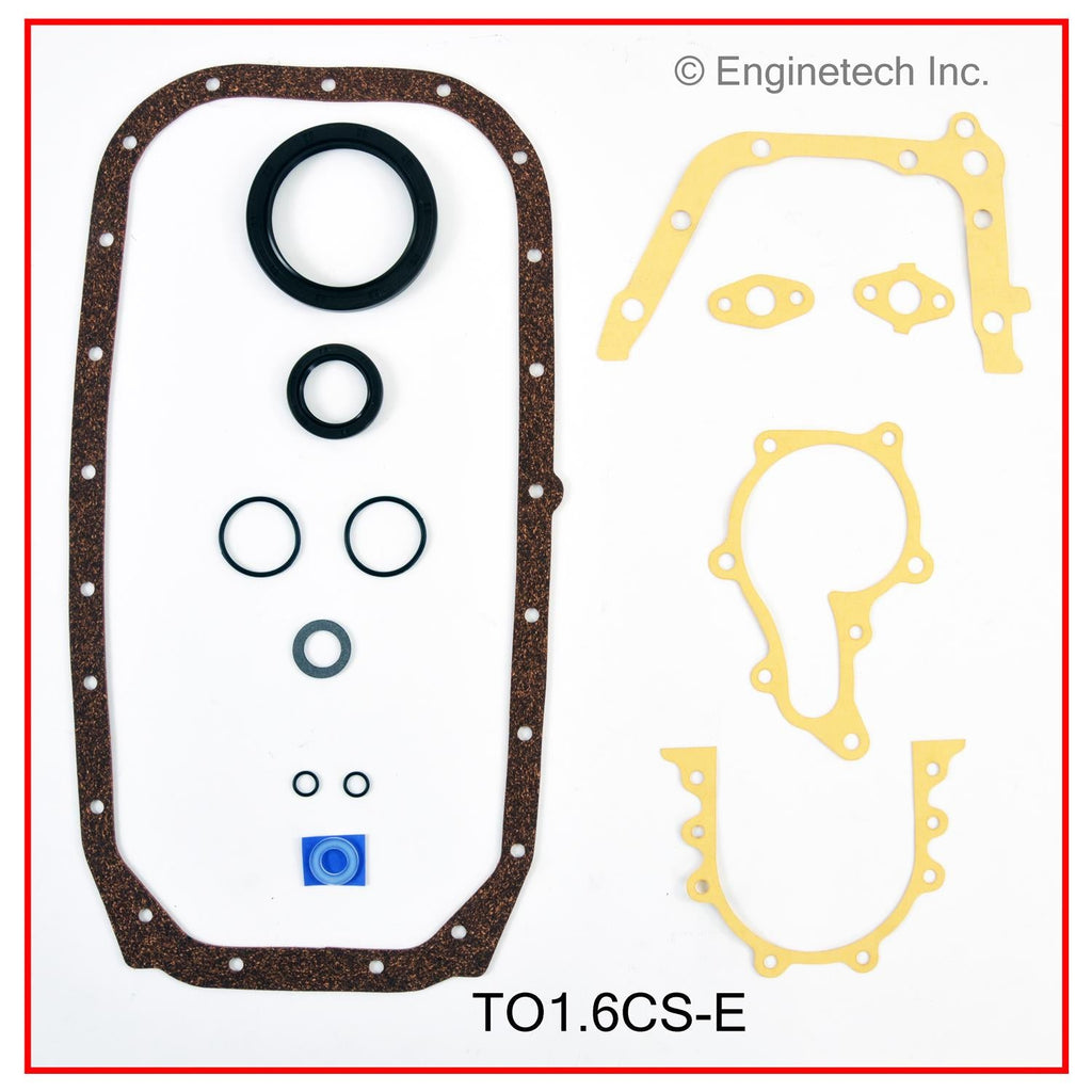 Enginetech Engine Full Gasket Set for Toyota and Chevrolet Vehicles – Part Number TO1.6K-1