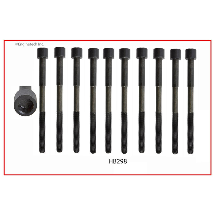 Enginetech Engine Cylinder Head Gasket Set for Toyota Cars and Trucks with Head Bolts - Part Number TO1.8HS-DWB