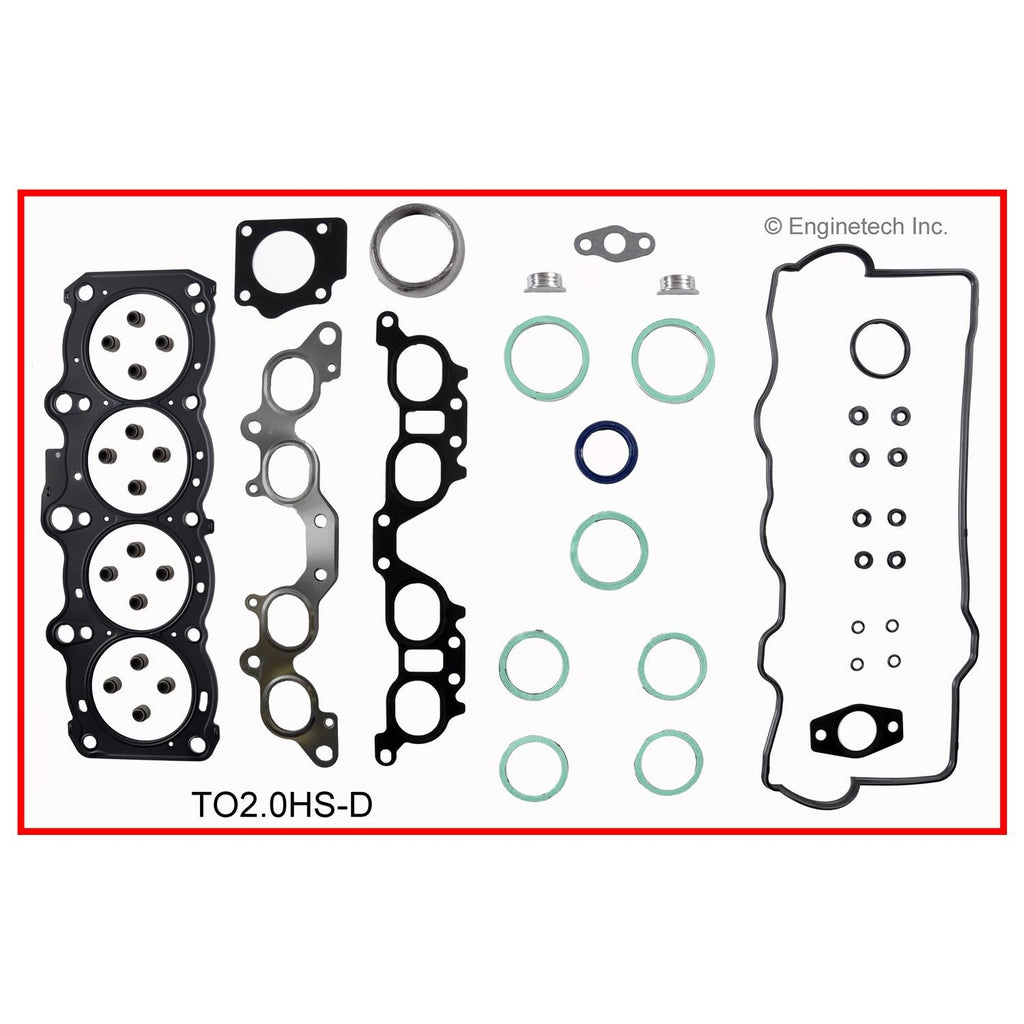 Enginetech Engine Full Gasket Set for Toyota RAV4 (1996-2000) - Part Number TO2.0K-2