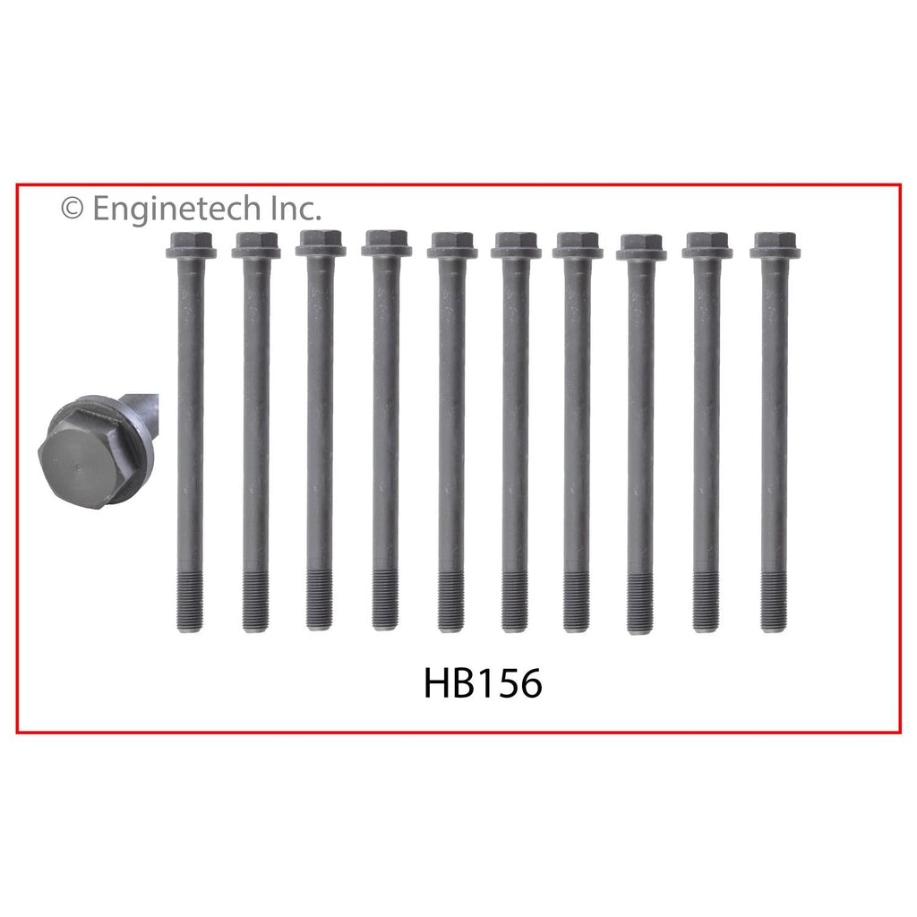 Enginetech TO2.4HS-CWB Engine Cylinder Head Gasket Set for Toyota 4Runner with Head Bolts