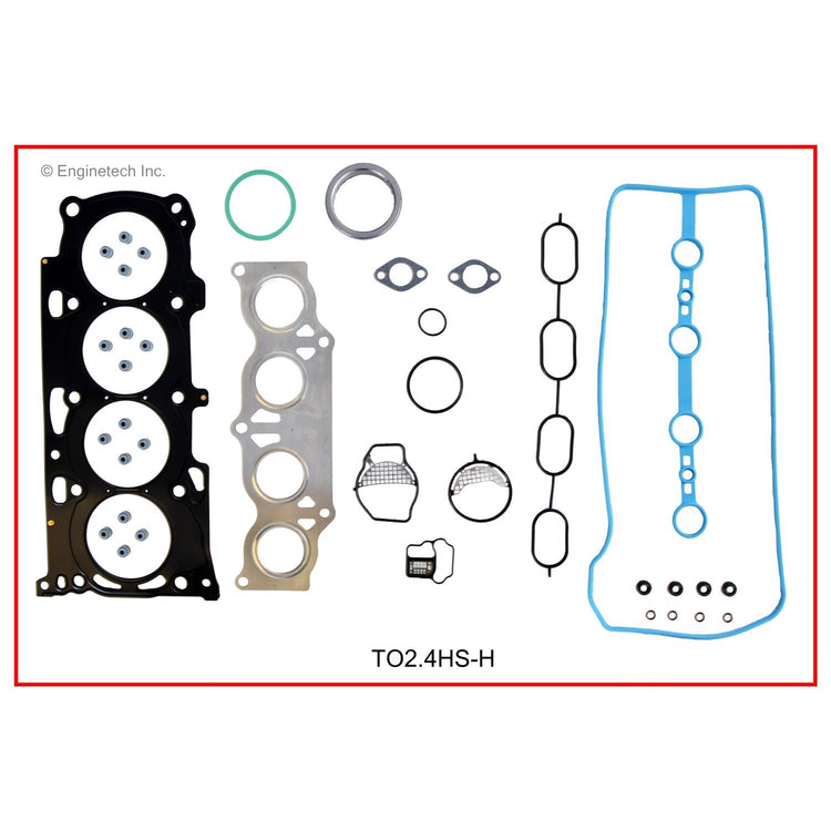 Enginetech Engine Cylinder Head Gasket Set for Toyota Matrix (2012-2013) with Head Bolts