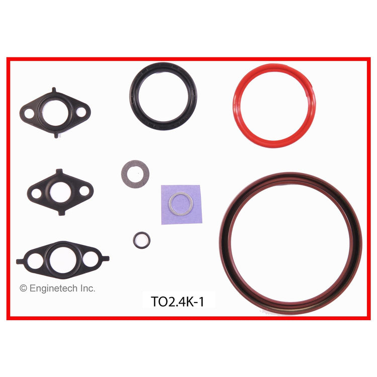 Enginetech Engine Full Gasket Set for Toyota Cars and Trucks (Part Number TO2.4K-1)